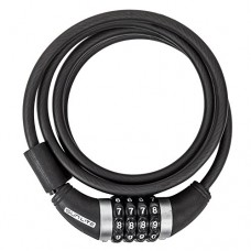 Sunlite Resettable Combo Cable Lock  8mm x 6 ft.  Black - B000AOA74A